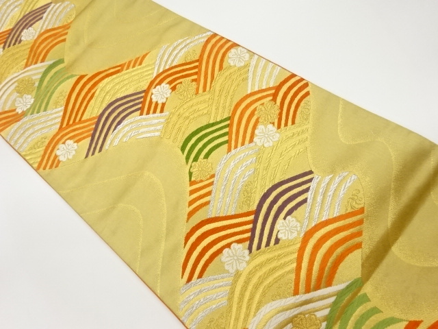 JAPANESE FUKURO OBI / WOVEN SAKURA